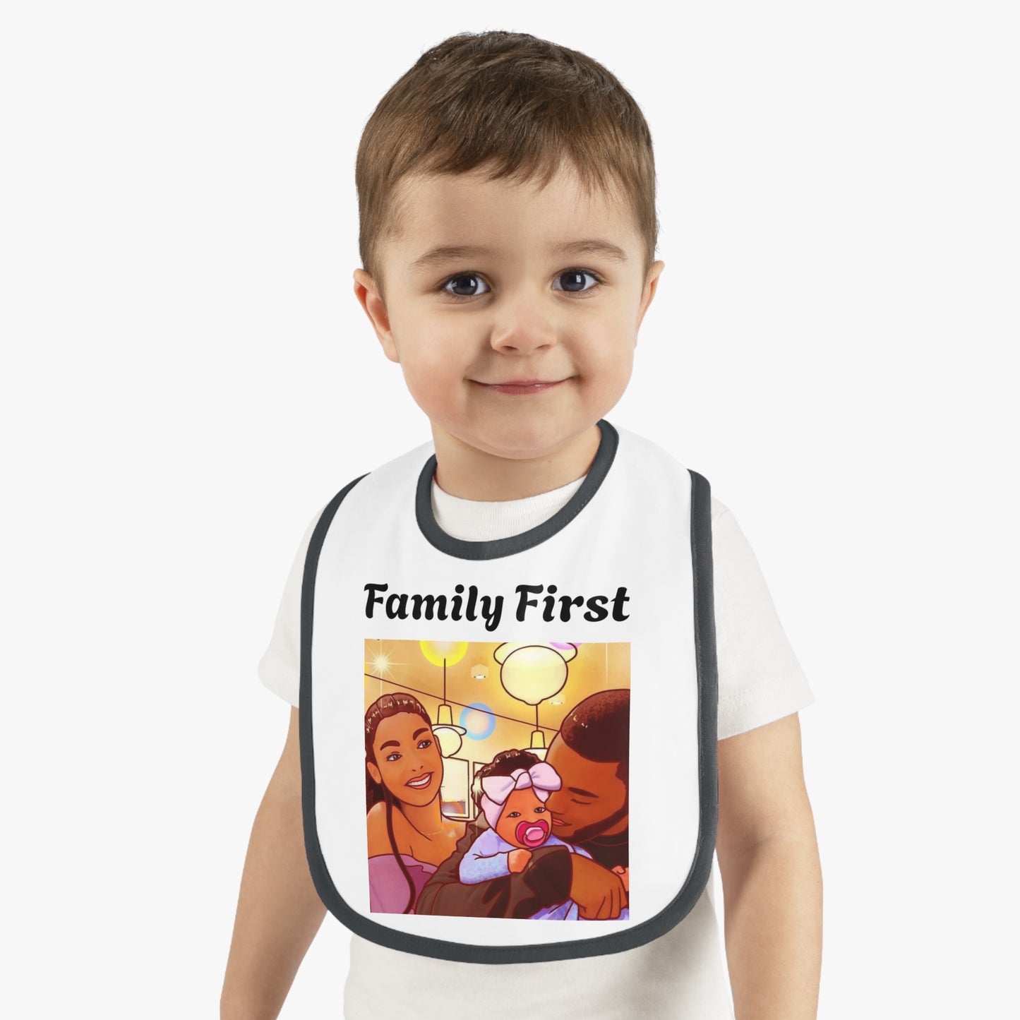 “Family first” Bib