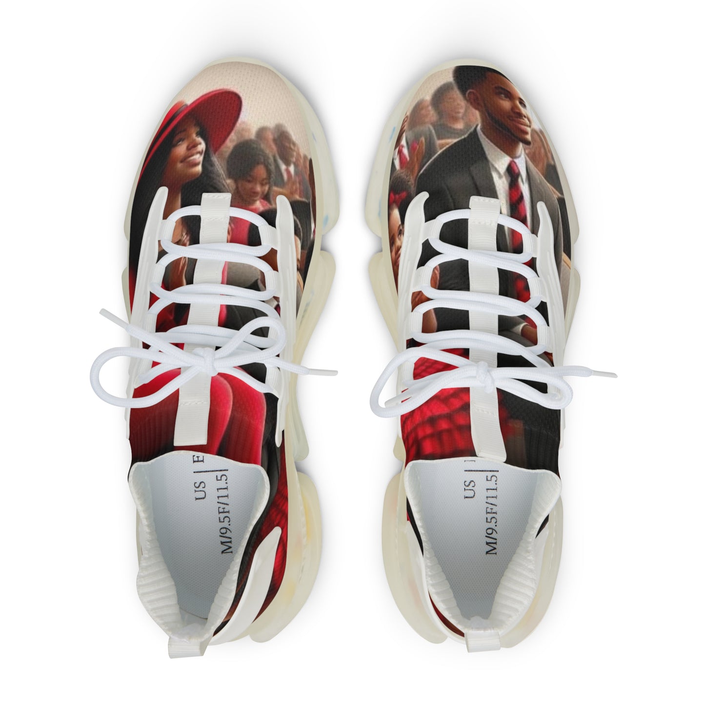 A family that prays together stays together” Men's Mesh Sneakers